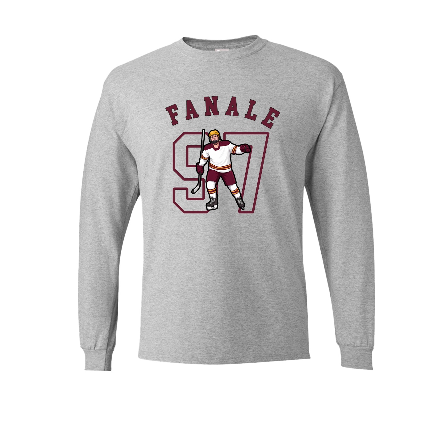 Long Sleeve Tee — Shirsey Arch in Grey