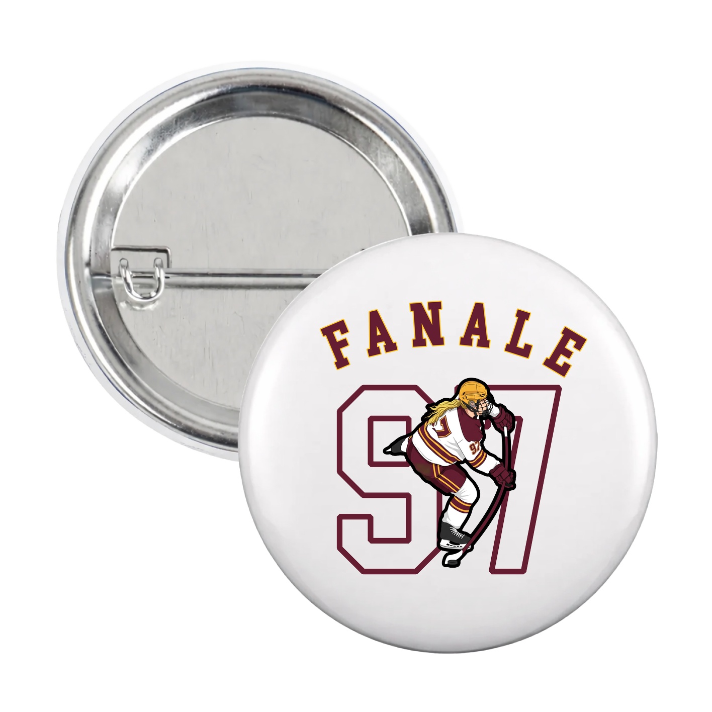 Game Day Button — Shirsey Arch in White
