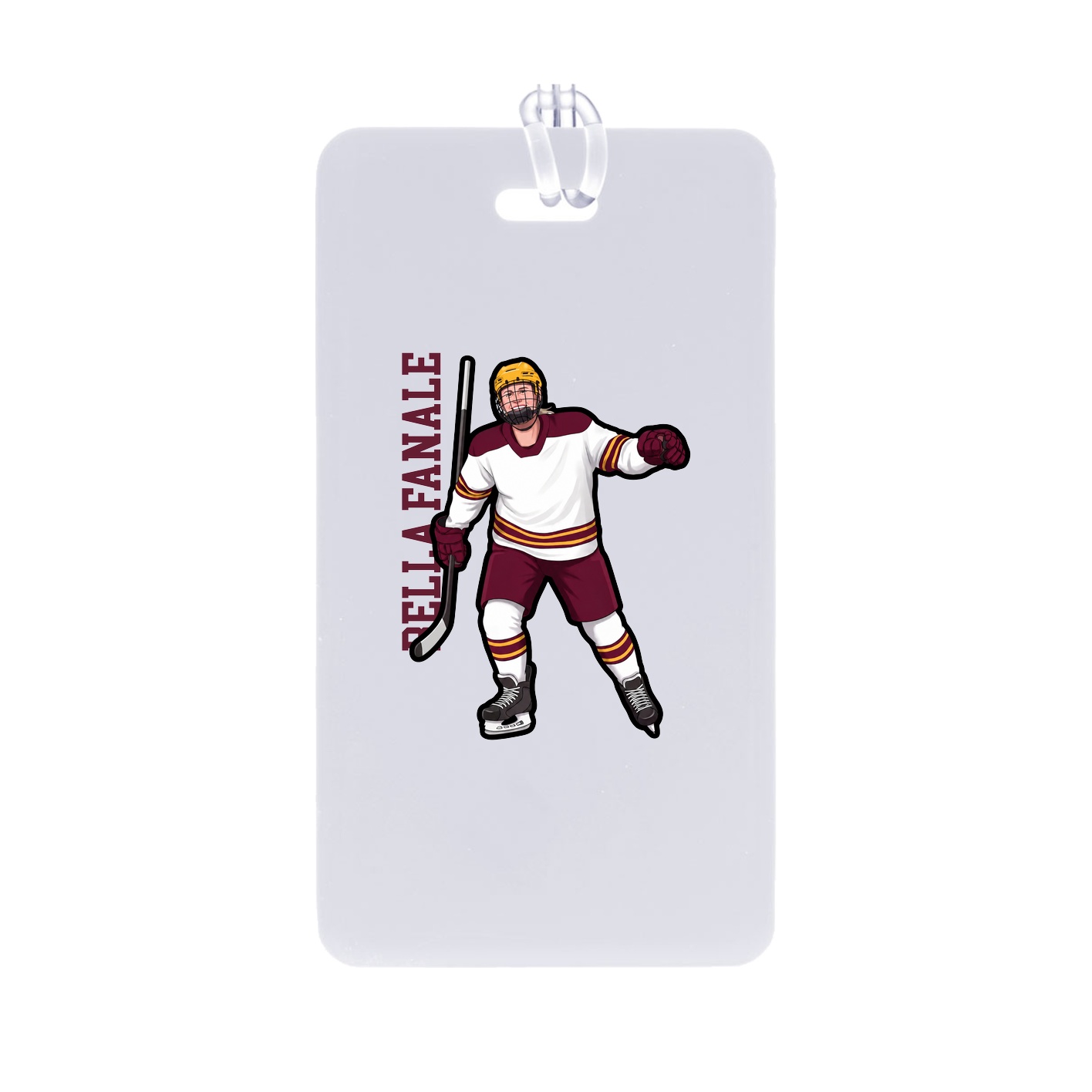 Bag Tag — Name Vertical in Classic