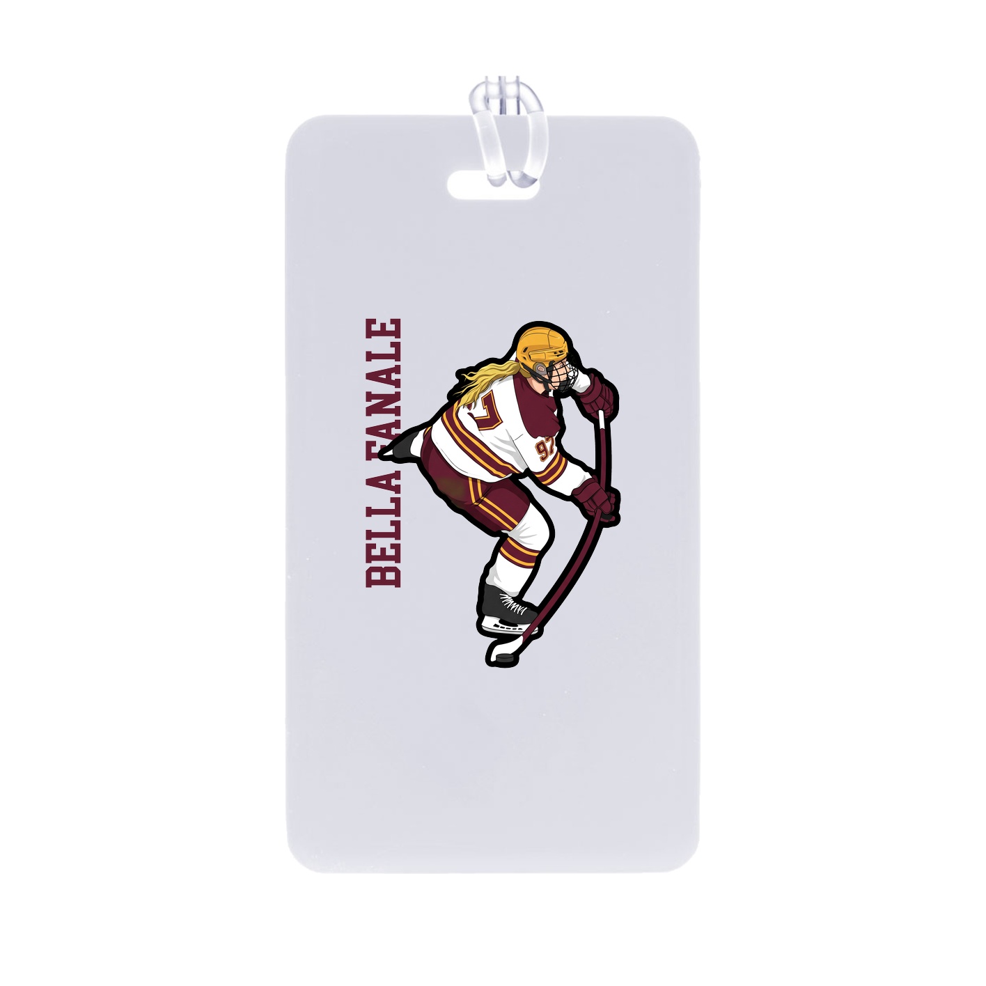 Bag Tag — Name Vertical in Classic