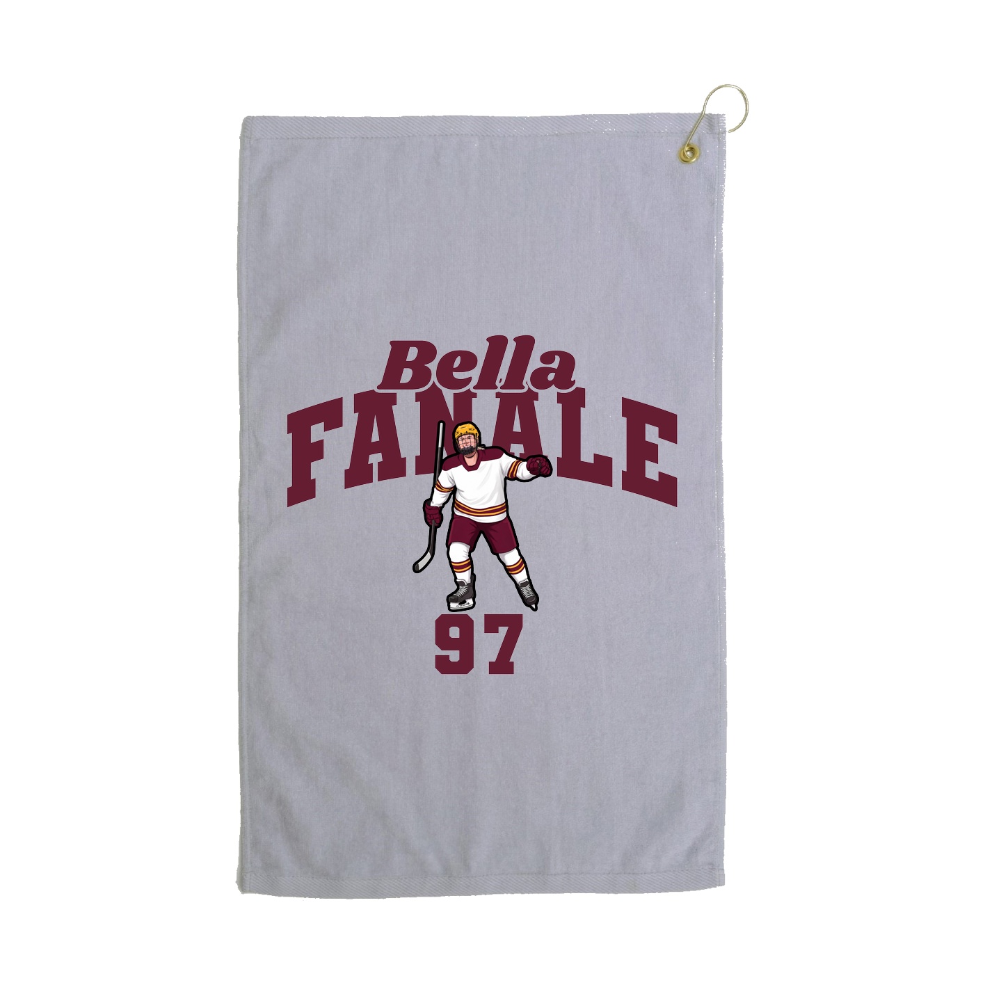 Golf Towel — Signature Arch in Grey