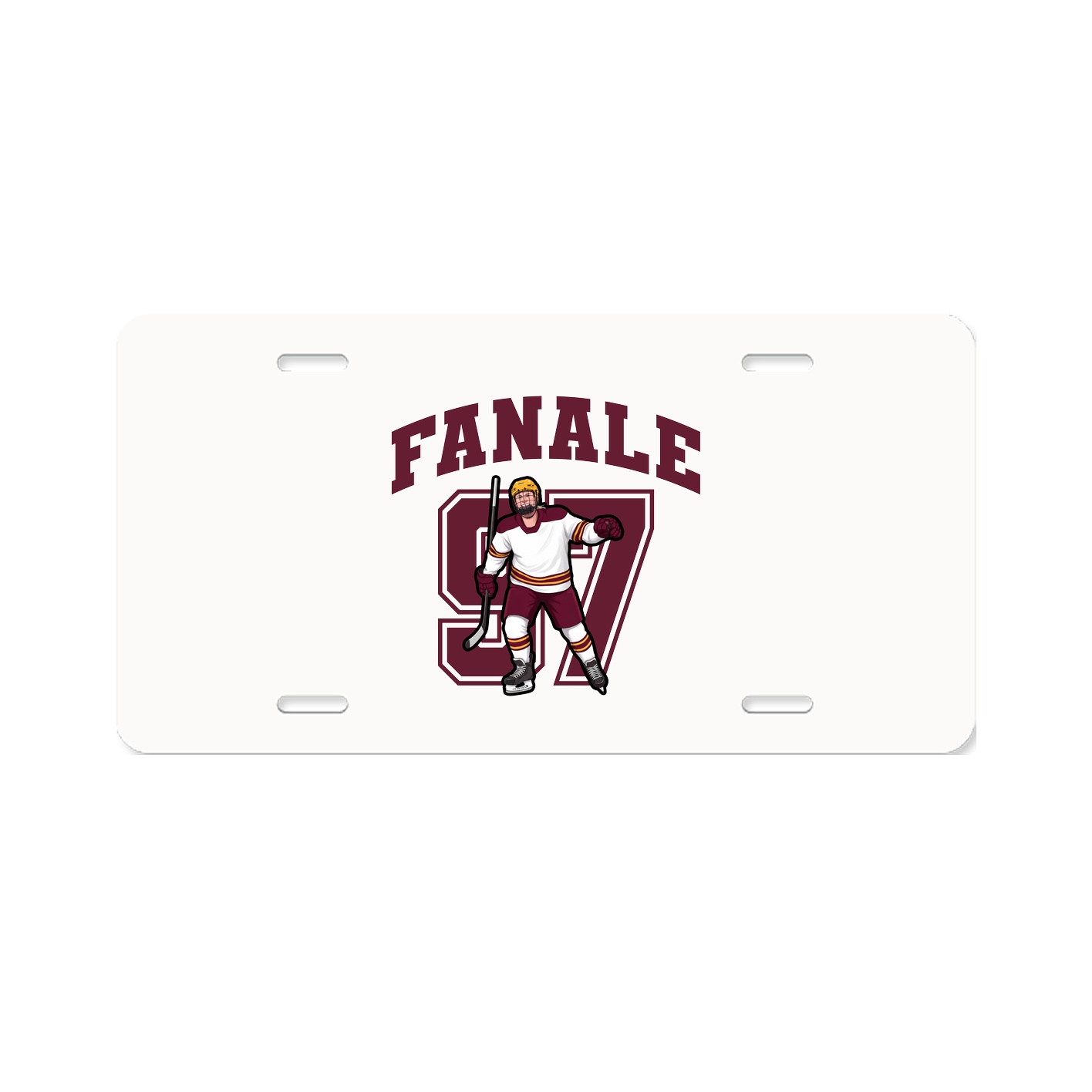 License Plate — Number in Classic
