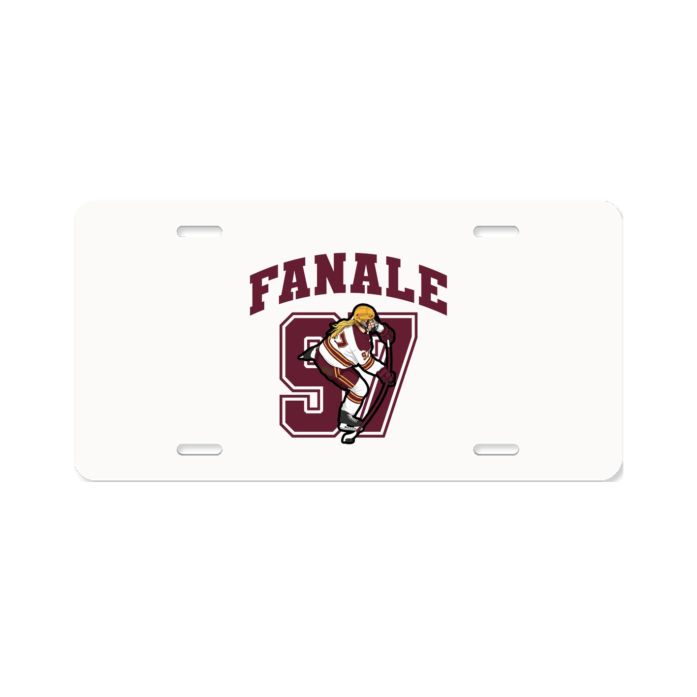 License Plate — Number in Classic