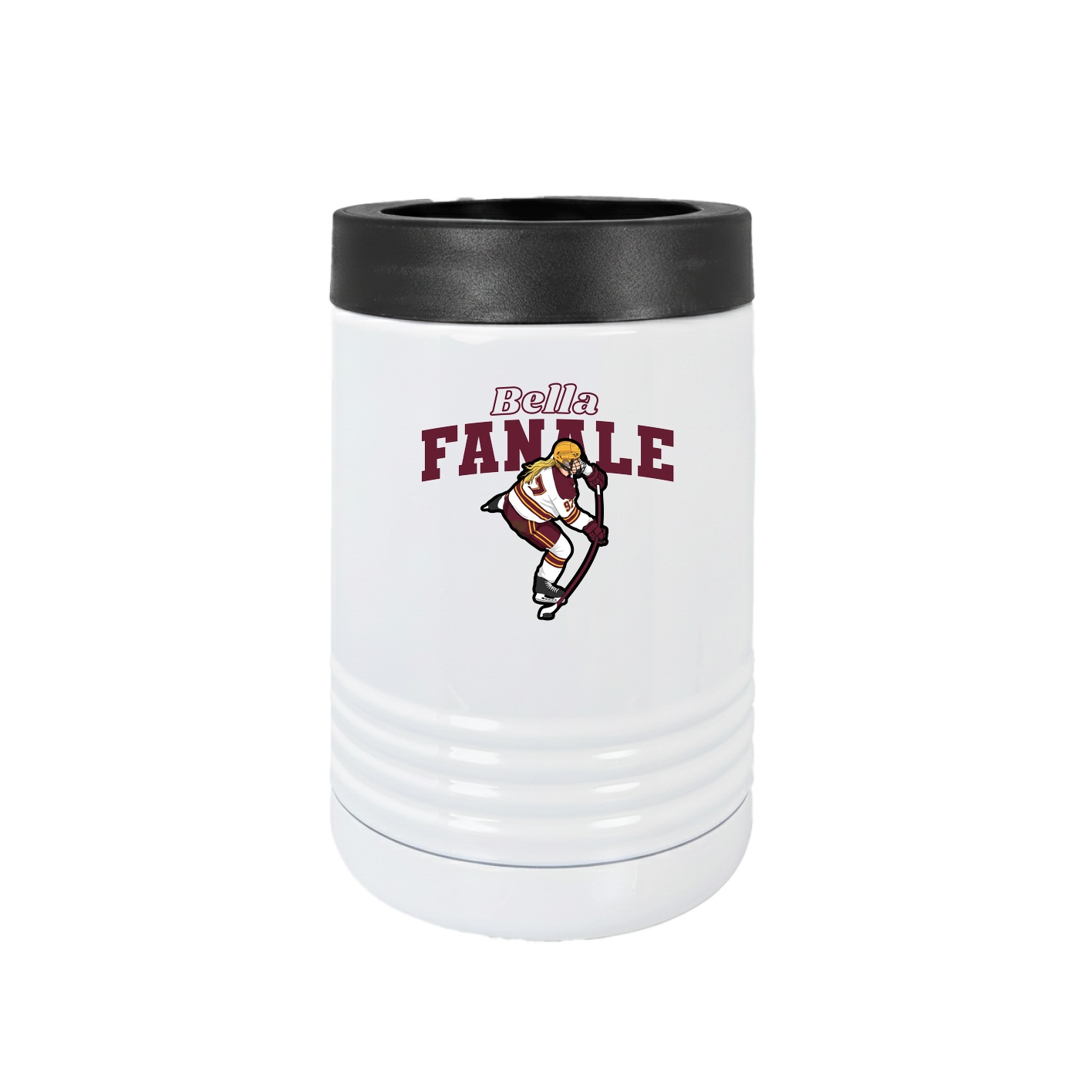Beverage Holder — Name Arch in White