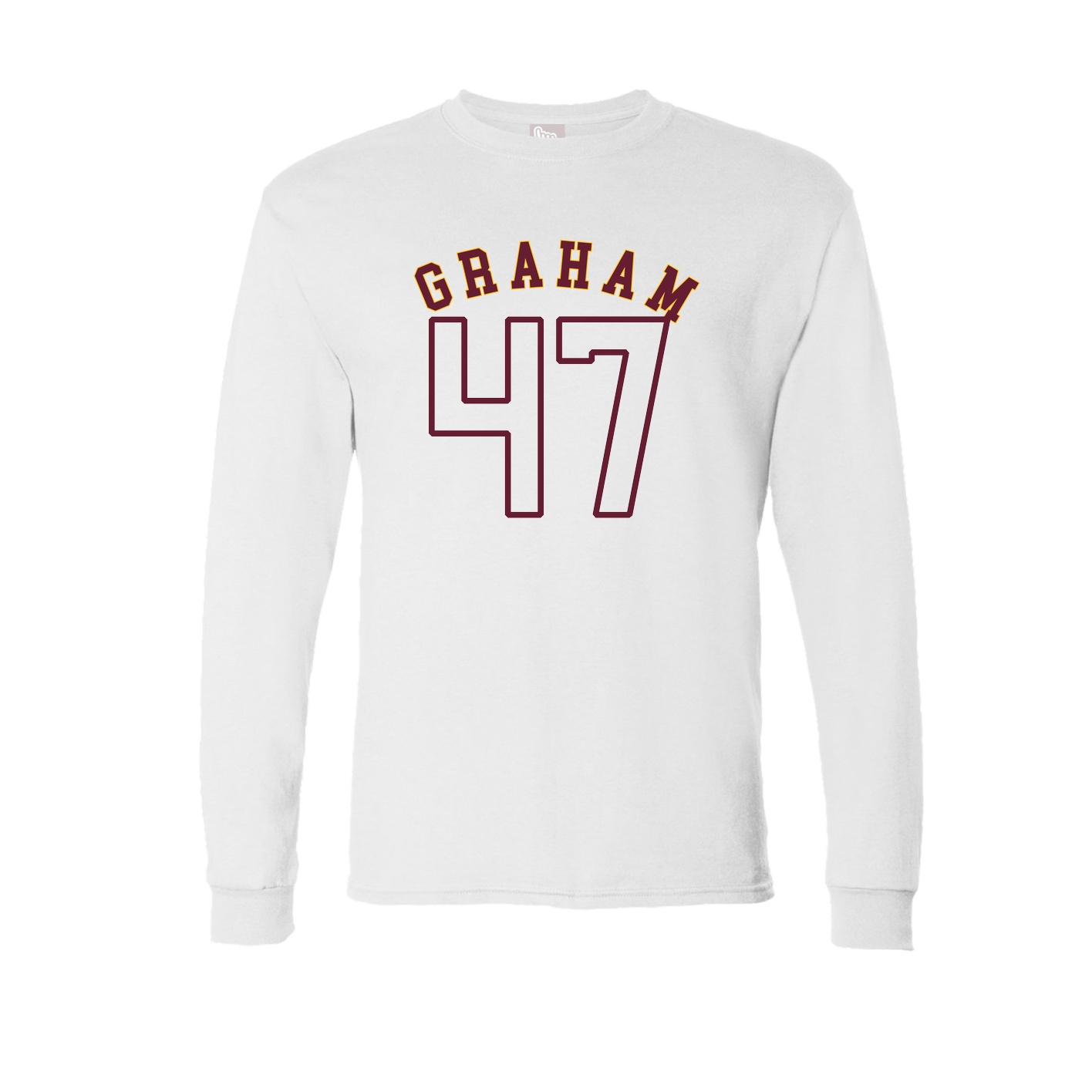 Long Sleeve Tee — Shirsey Arch in White