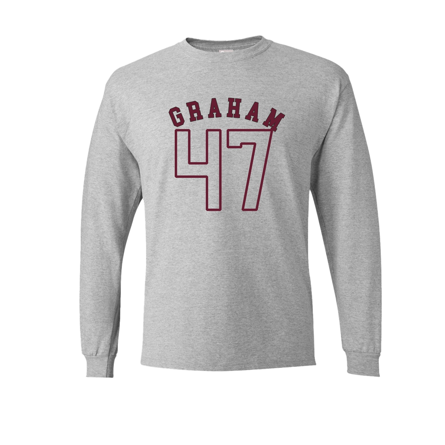 Long Sleeve Tee — Shirsey Arch in Grey
