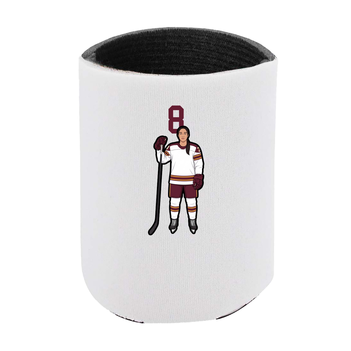 Can Holder — Number Top in White