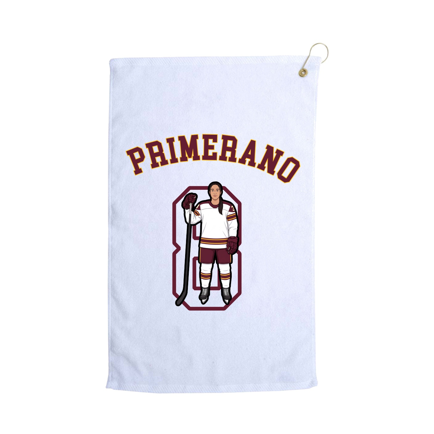 Golf Towel — Shirsey Arch in White