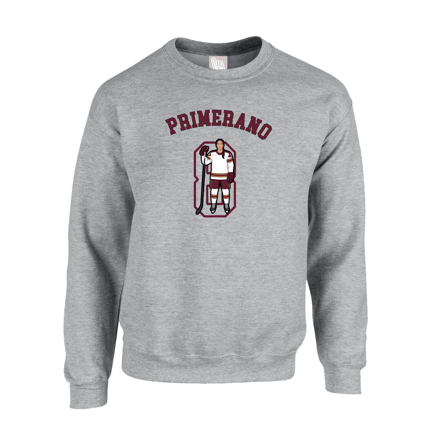 Fleece Crew — Shirsey Arch in Grey