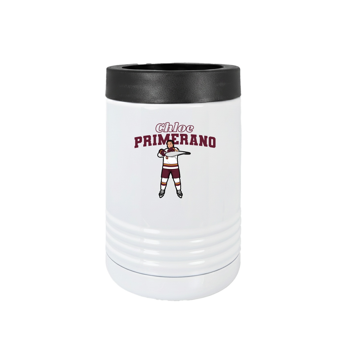 Beverage Holder — Name Arch in White