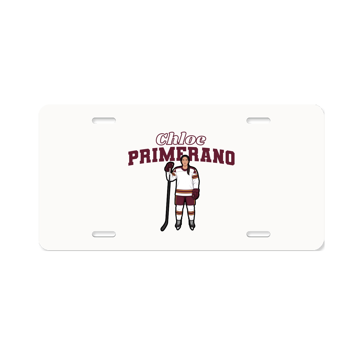 License Plate — Name Arch in Classic