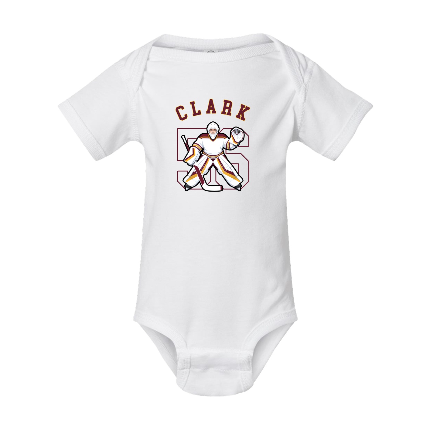 Baby Onesie — Shirsey Arch in White