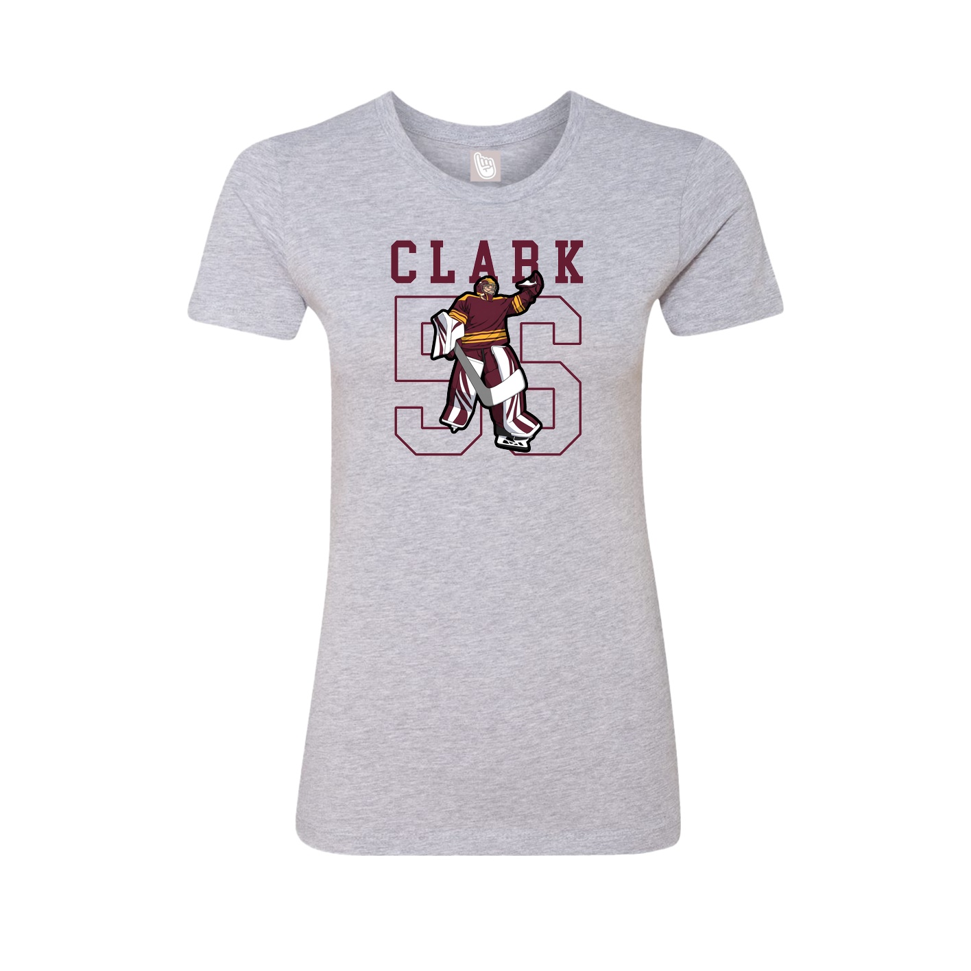 Fitted Women's Tee — Shirsey in Grey