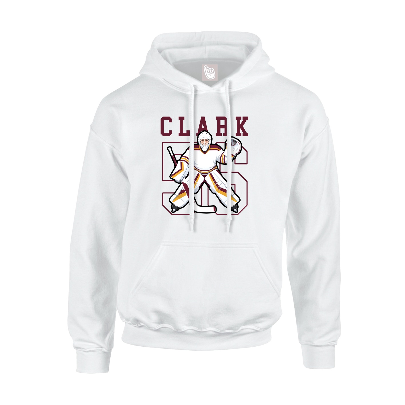 Hoodie — Shirsey in White