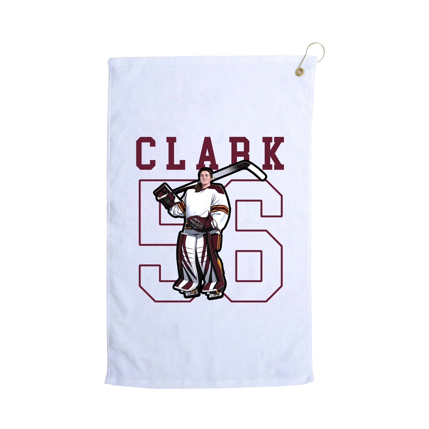 Golf Towel — Shirsey in White