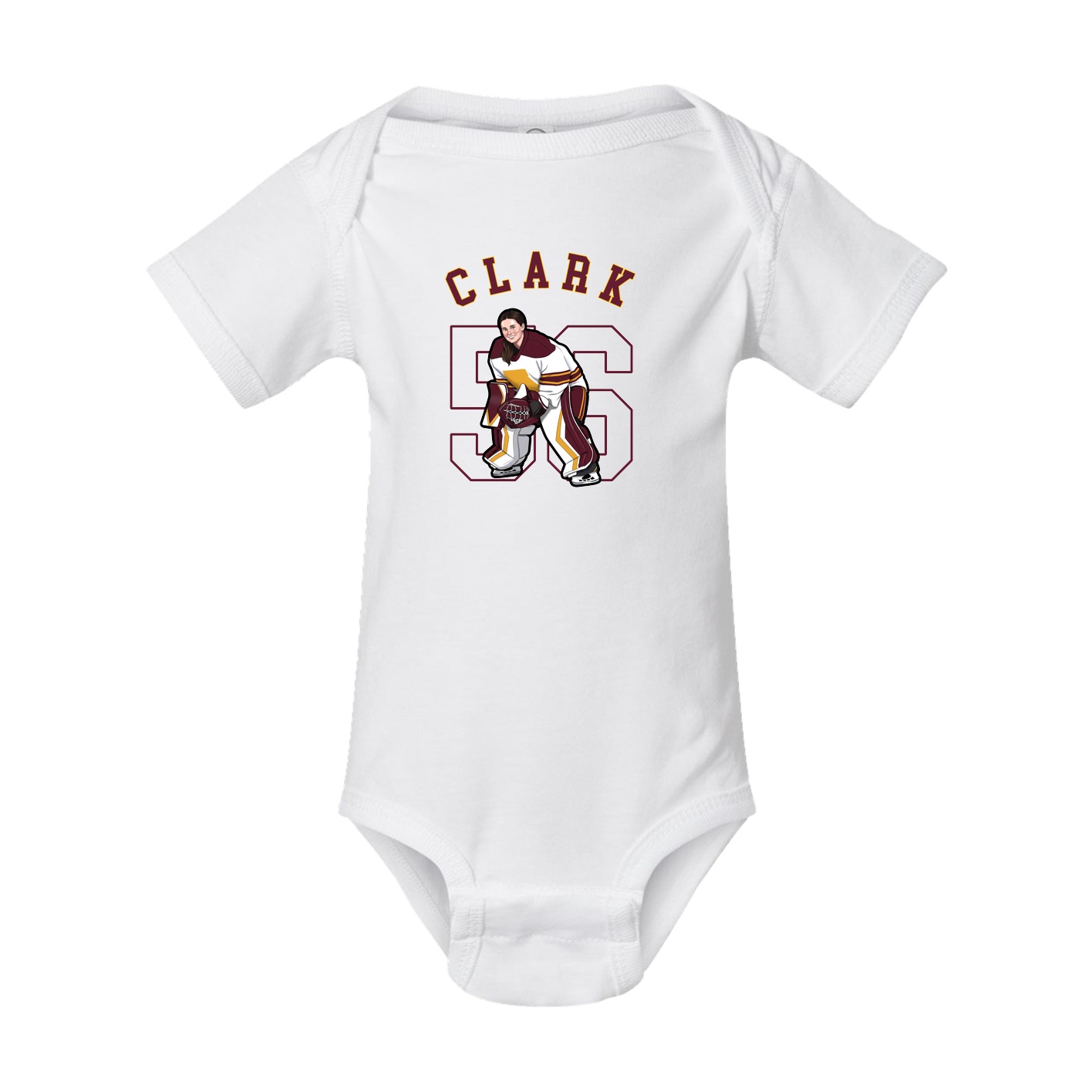 Baby Onesie — Shirsey Arch in White