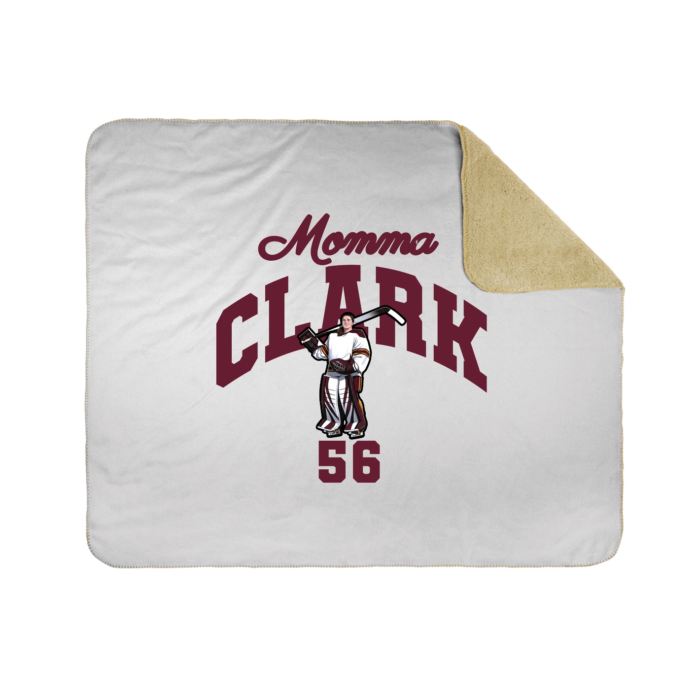 Throw Blanket — Mothers Day Arch in White