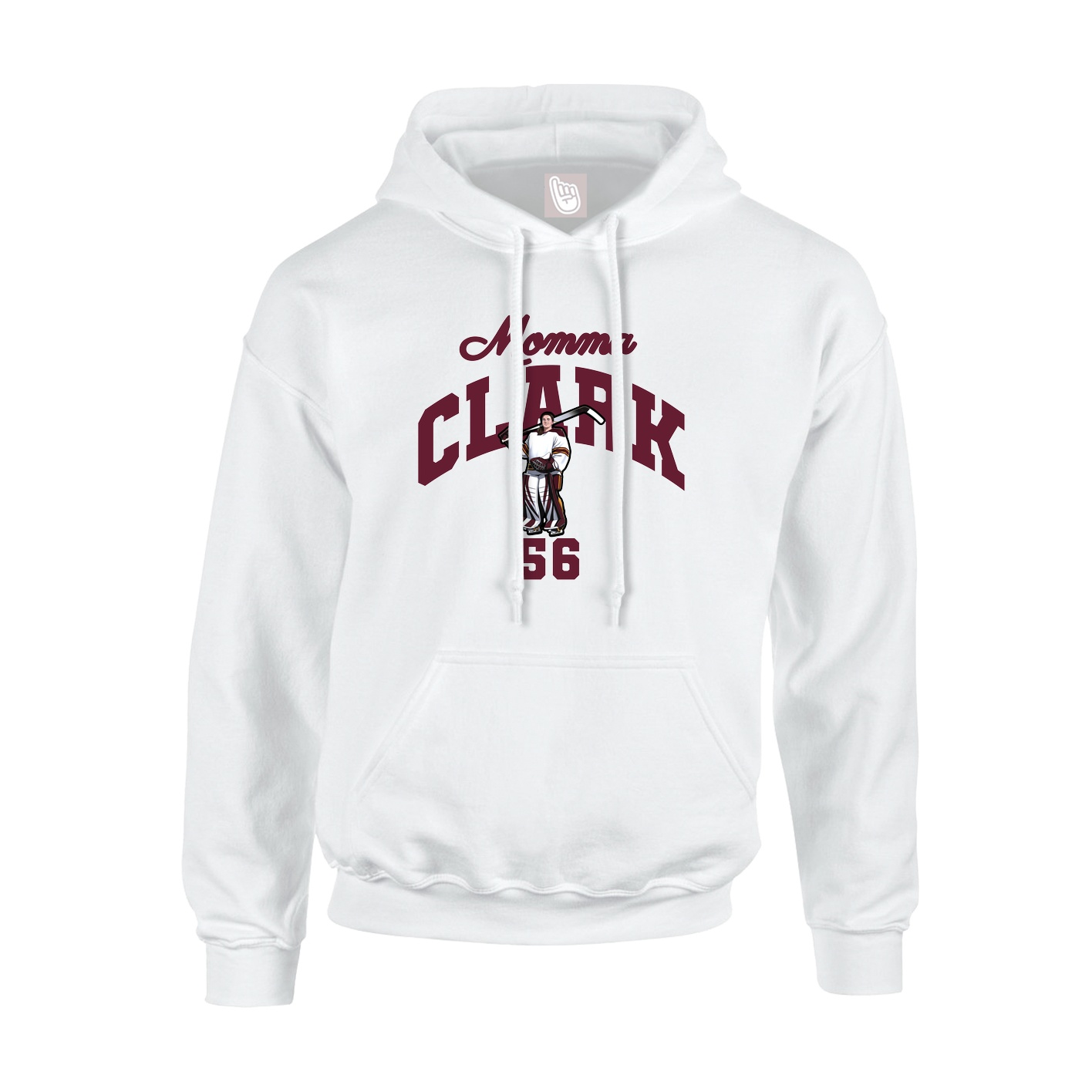 Youth Hoodie — Mothers Day Arch in White