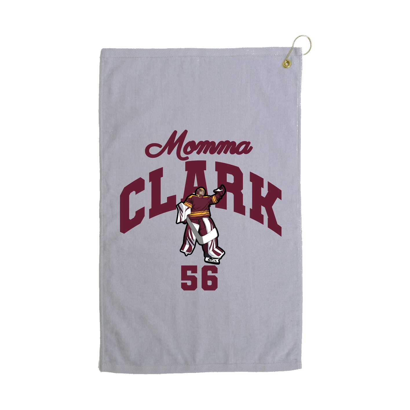 Golf Towel — Mothers Day Arch in Grey
