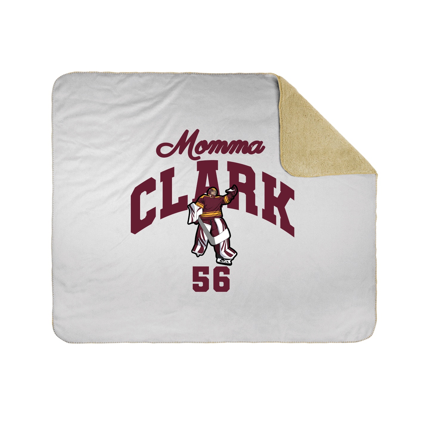 Throw Blanket — Mothers Day Arch in White