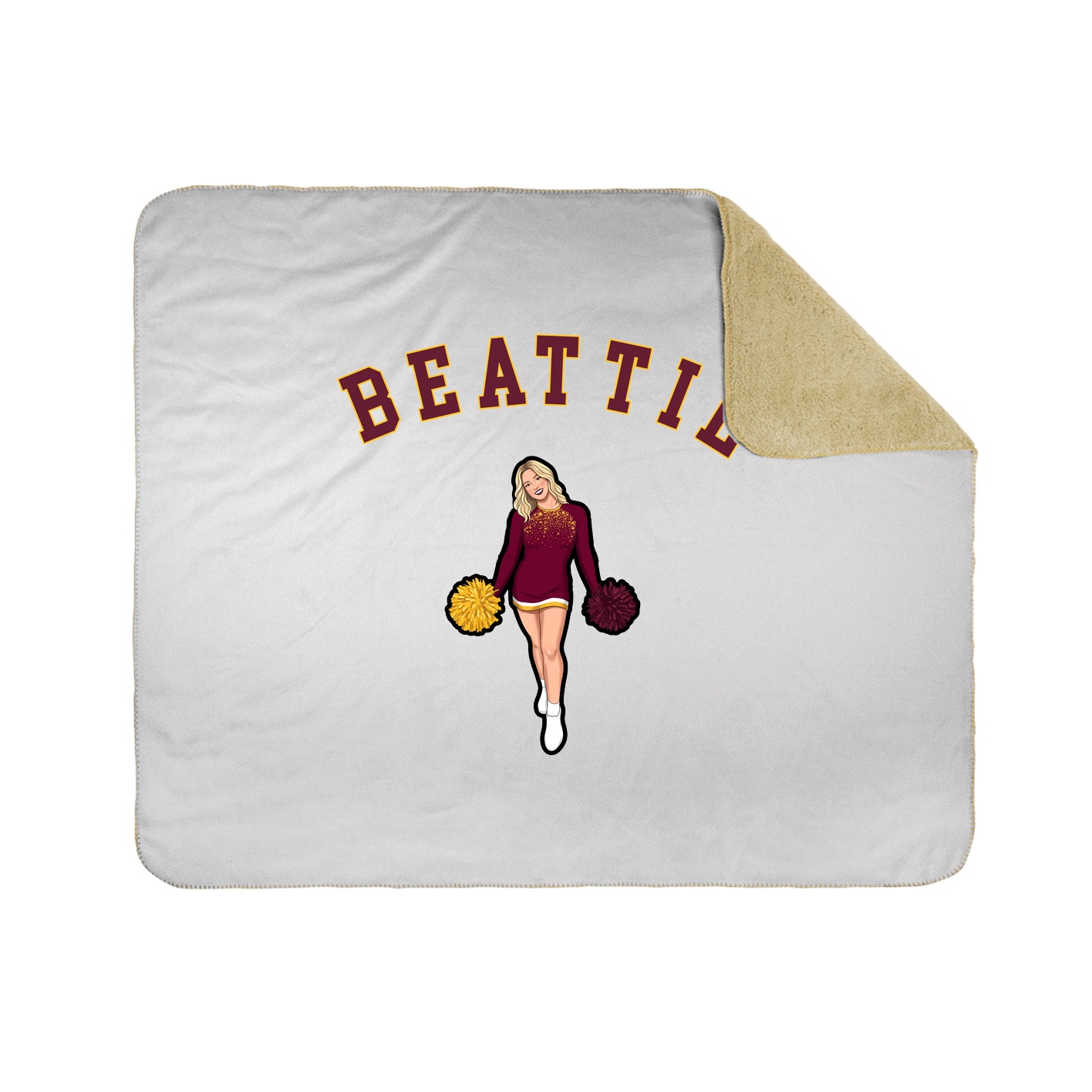 Throw Blanket — Shirsey Arch in White