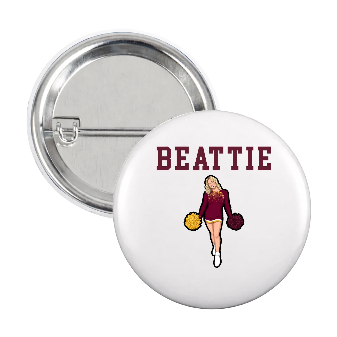 Game Day Button — Shirsey in White