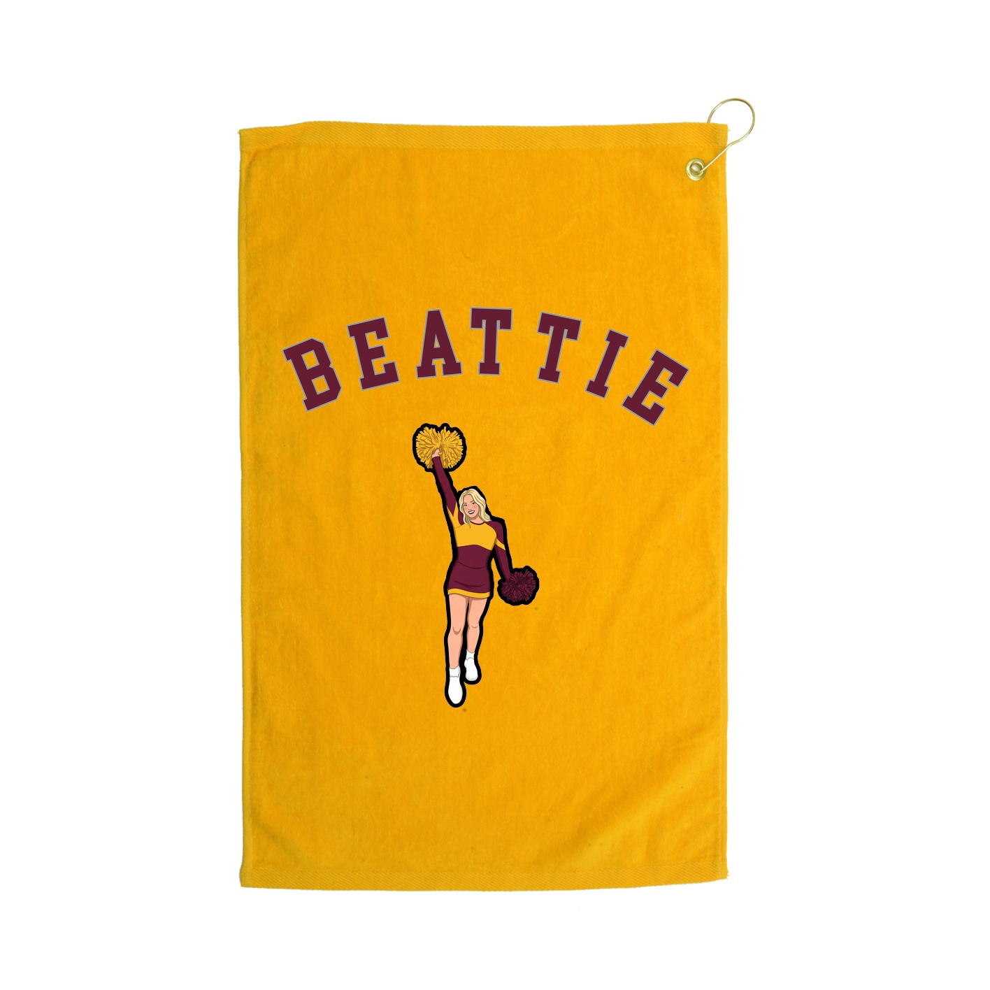 Golf Towel — Shirsey Arch in Gold