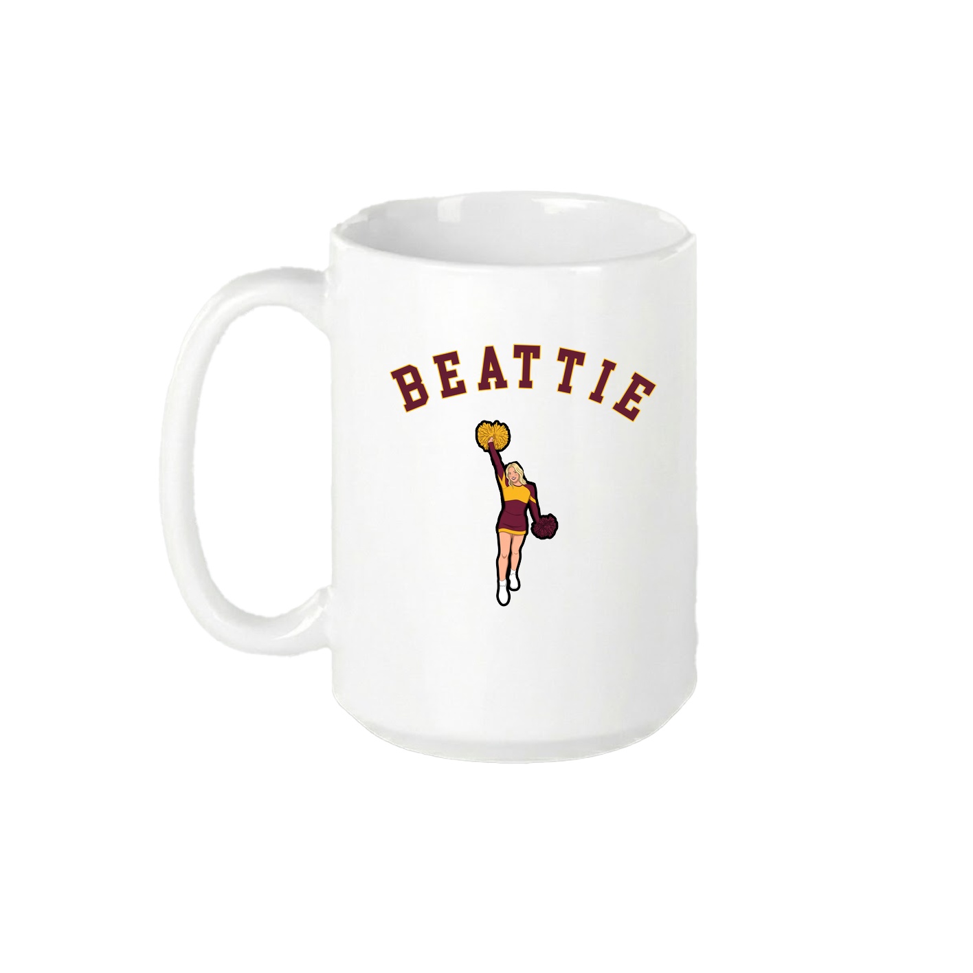 15oz Coffee Mug — Shirsey Arch in White