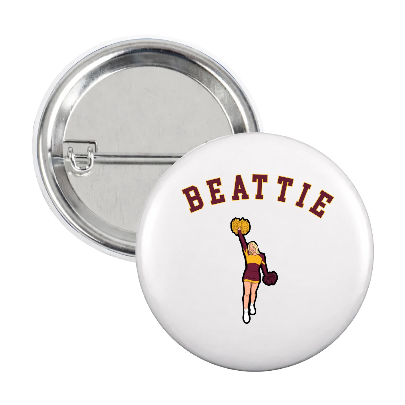 Game Day Button — Shirsey Arch in White