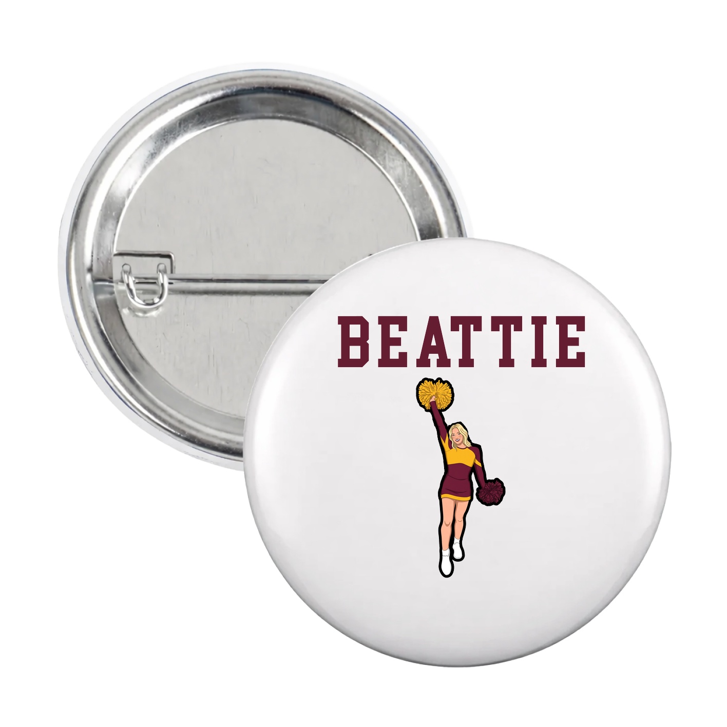 Game Day Button — Shirsey in White