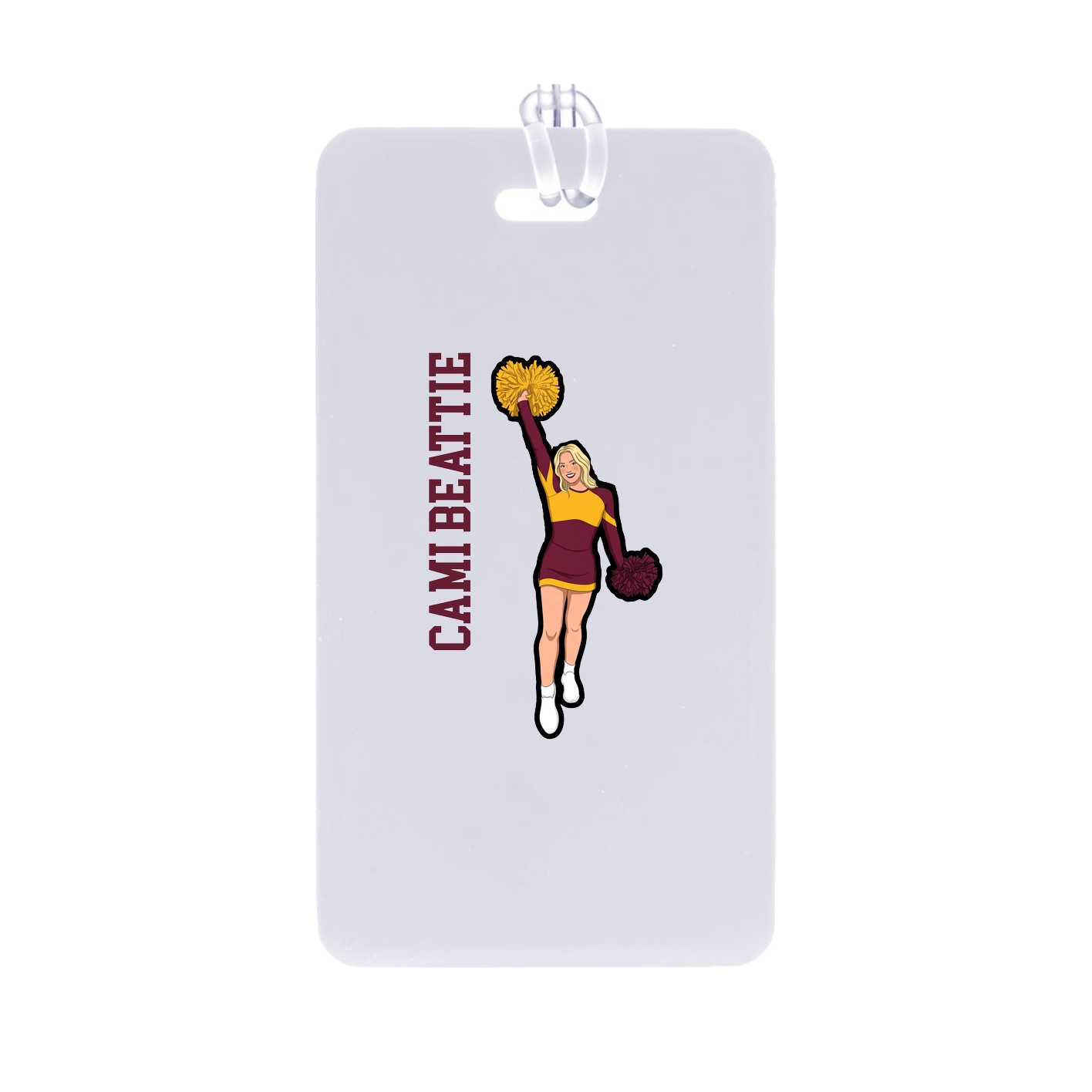 Bag Tag — Name Vertical in Classic