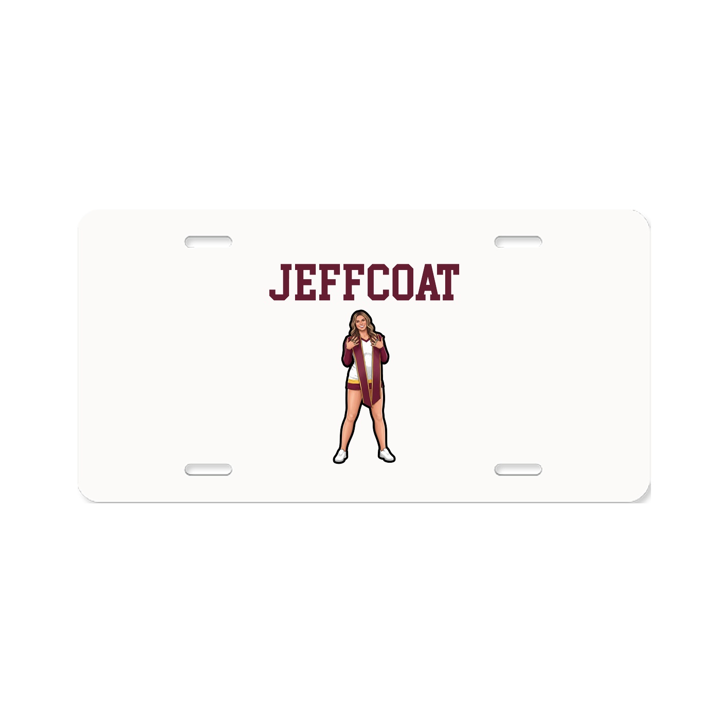 License Plate — Shirsey in Classic