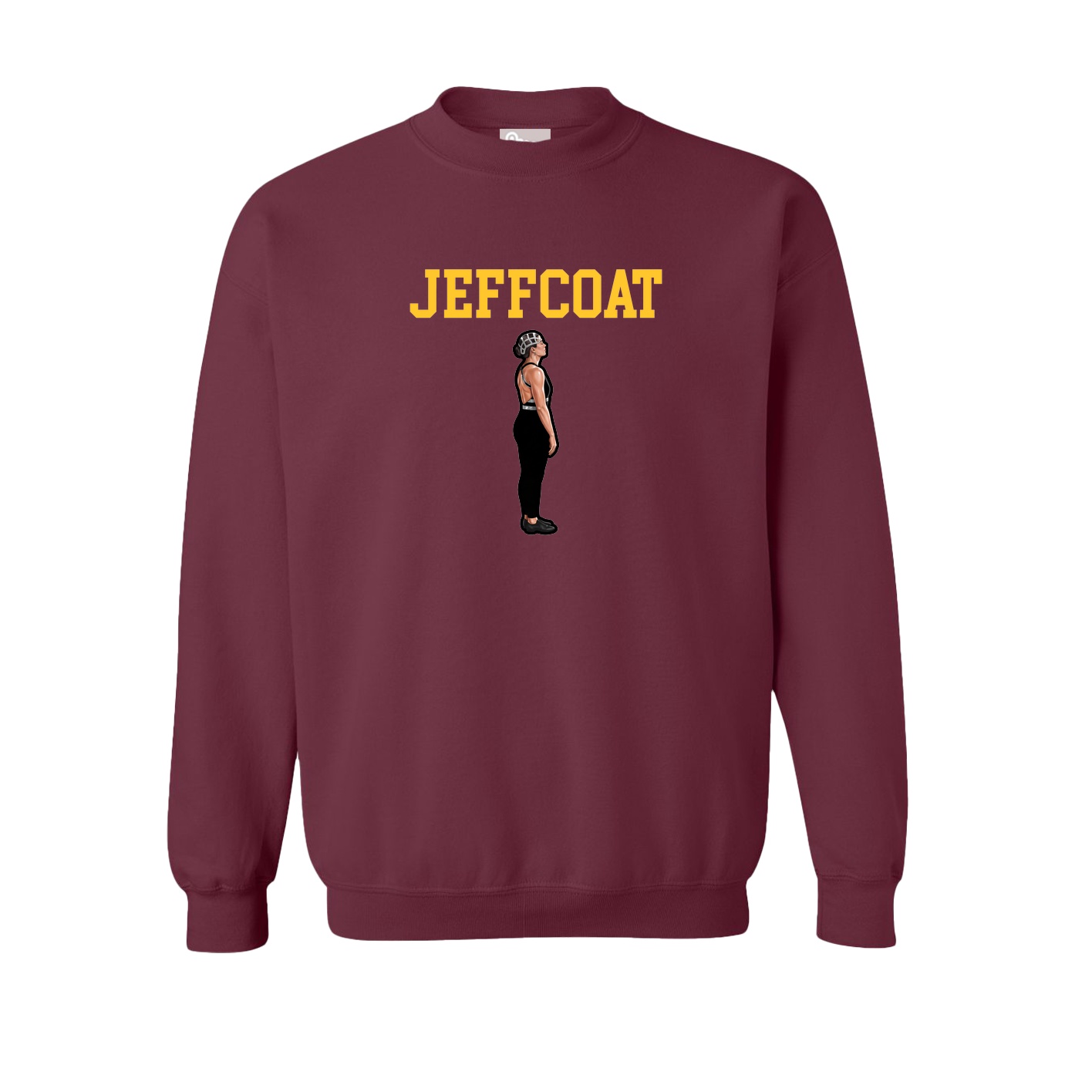 Fleece Crew — Shirsey in Maroon