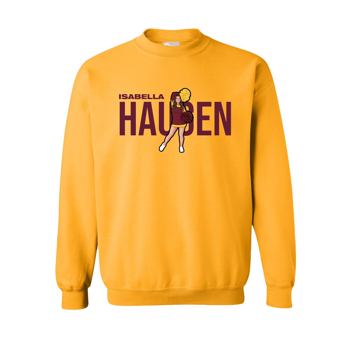 Fleece Crew — Player Name in Gold