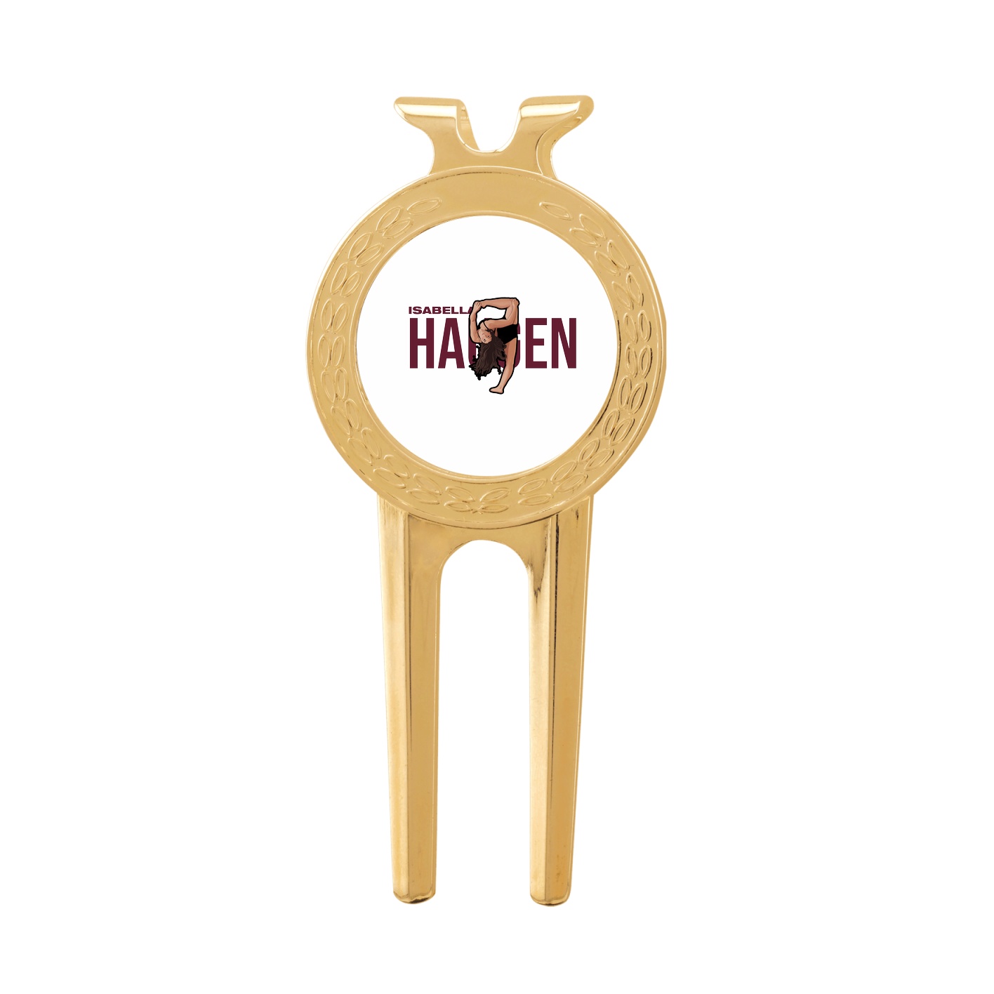 Divot Tool with Ball Marker — Player Name in Classic