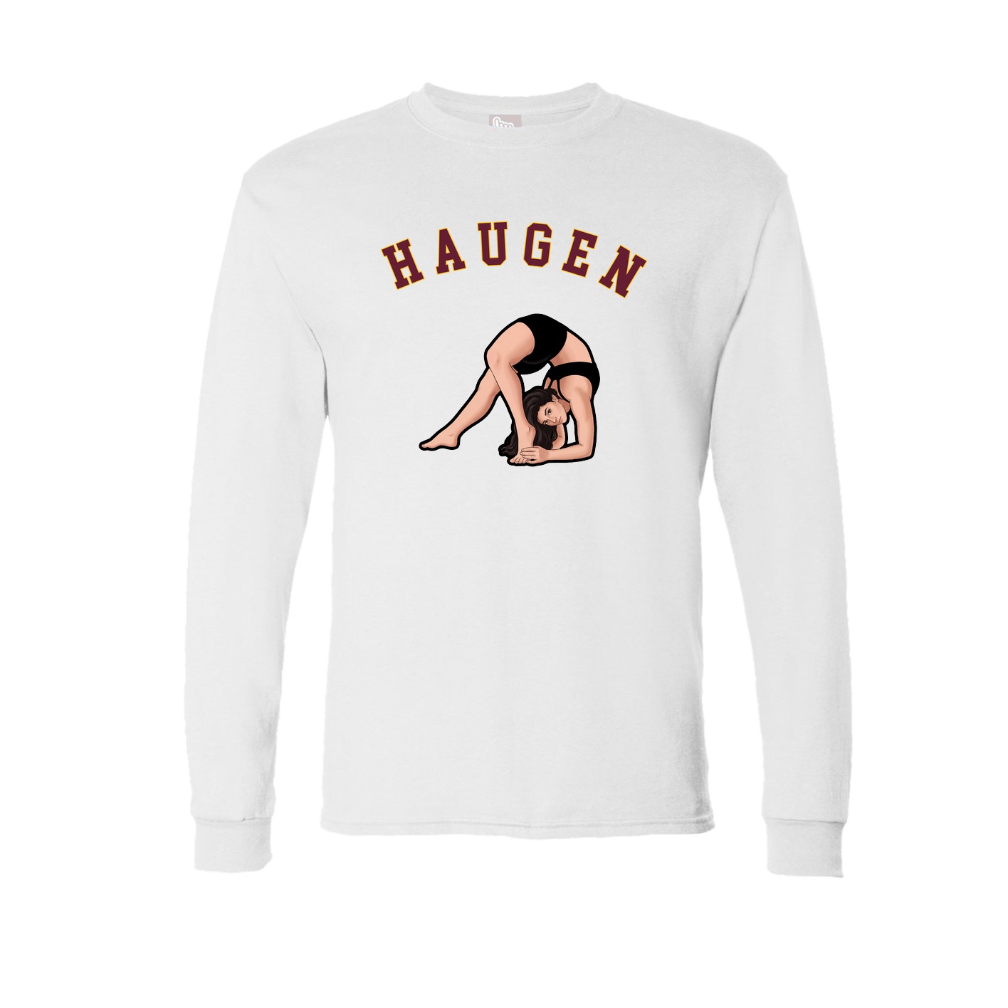 Long Sleeve Tee — Shirsey Arch in White