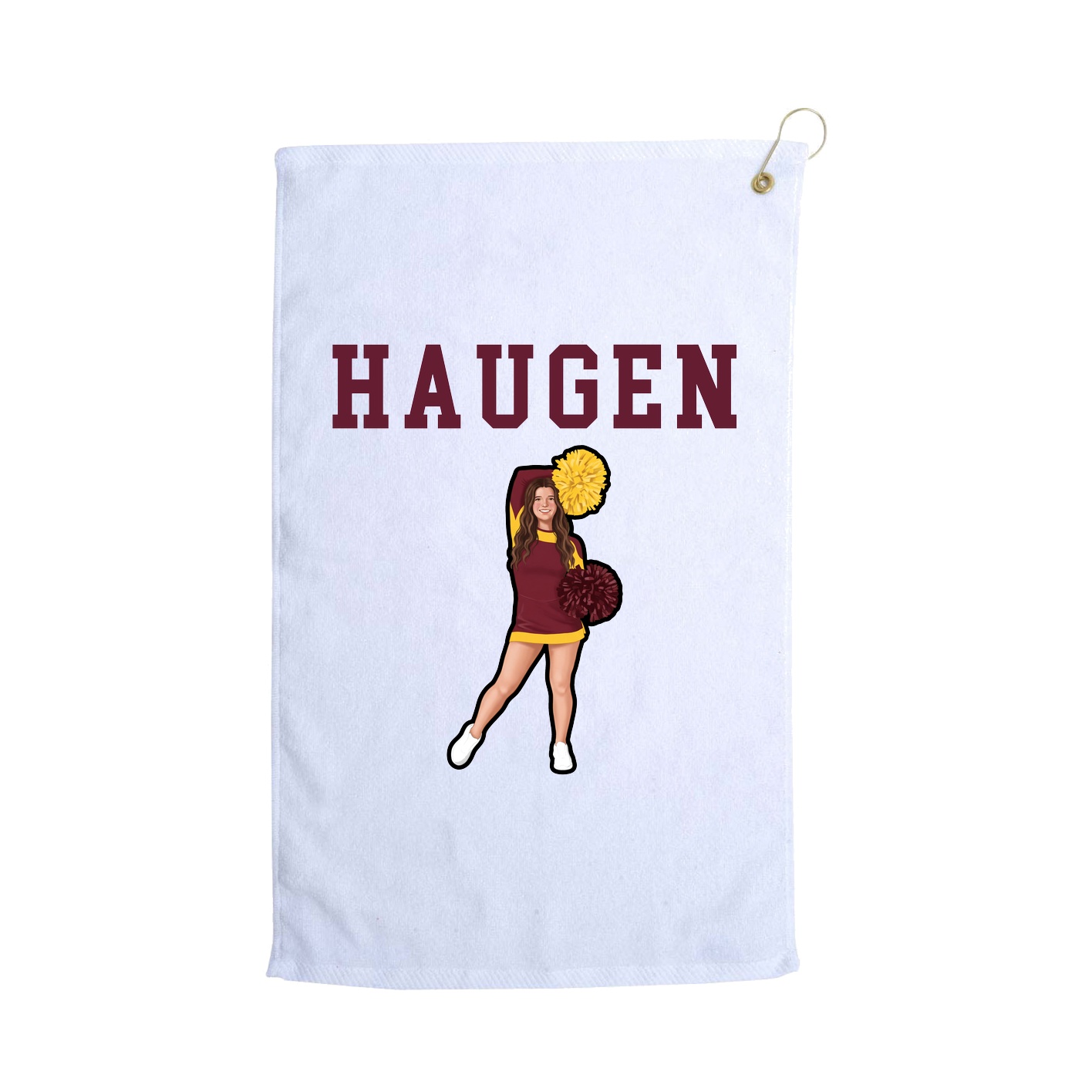 Golf Towel — Shirsey in White