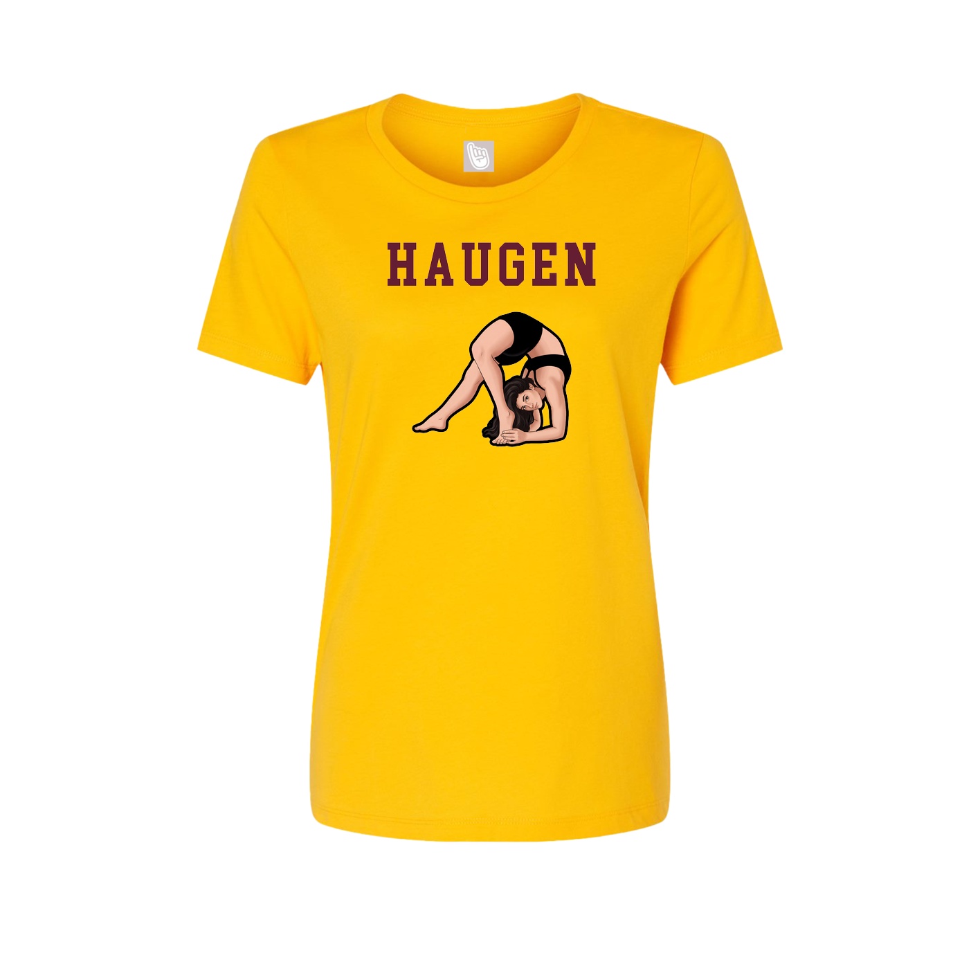 Fitted Women's Tee — Shirsey in Gold