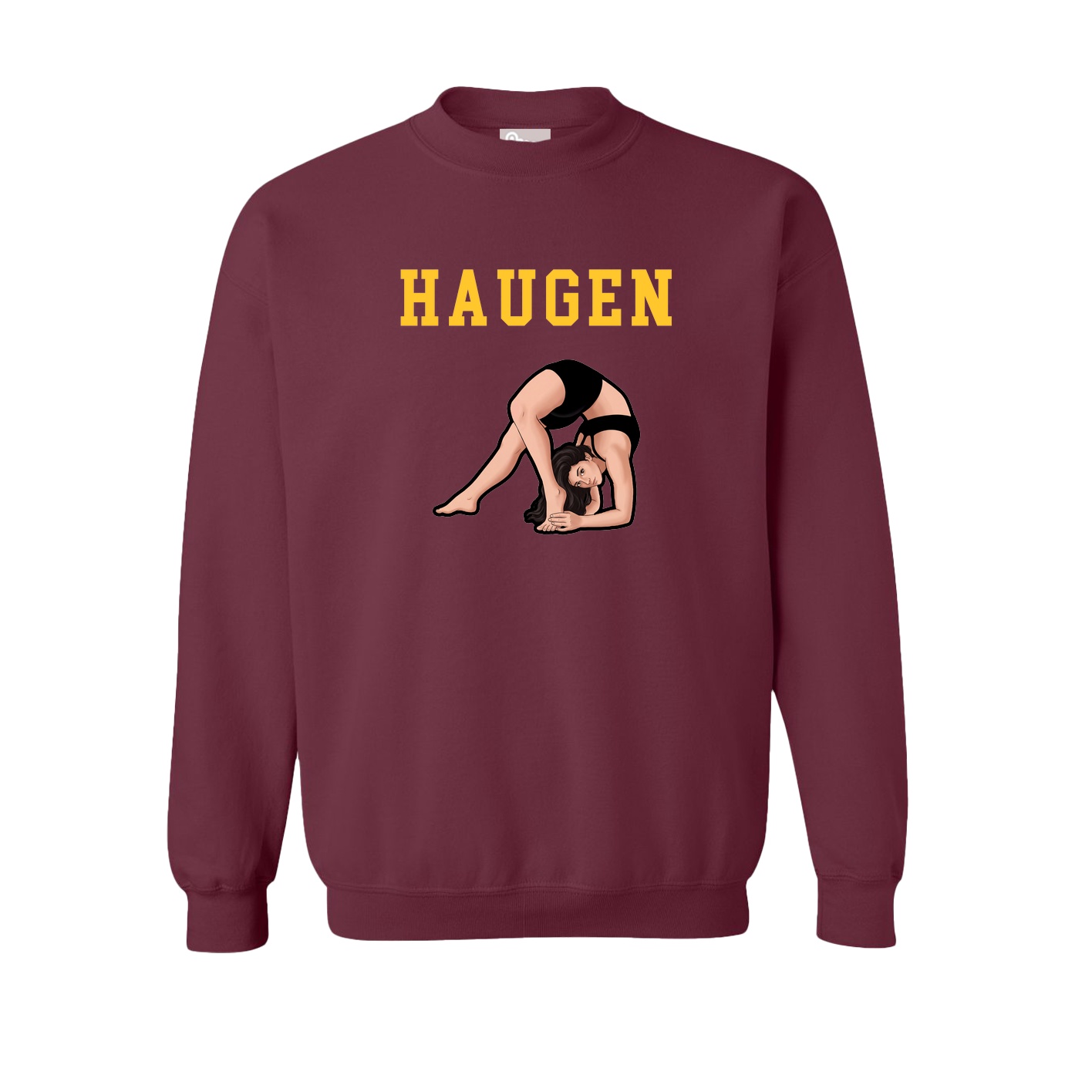 Fleece Crew — Shirsey in Maroon
