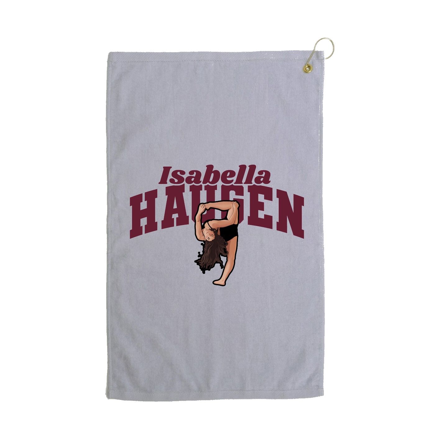 Golf Towel — Signature Arch in Grey