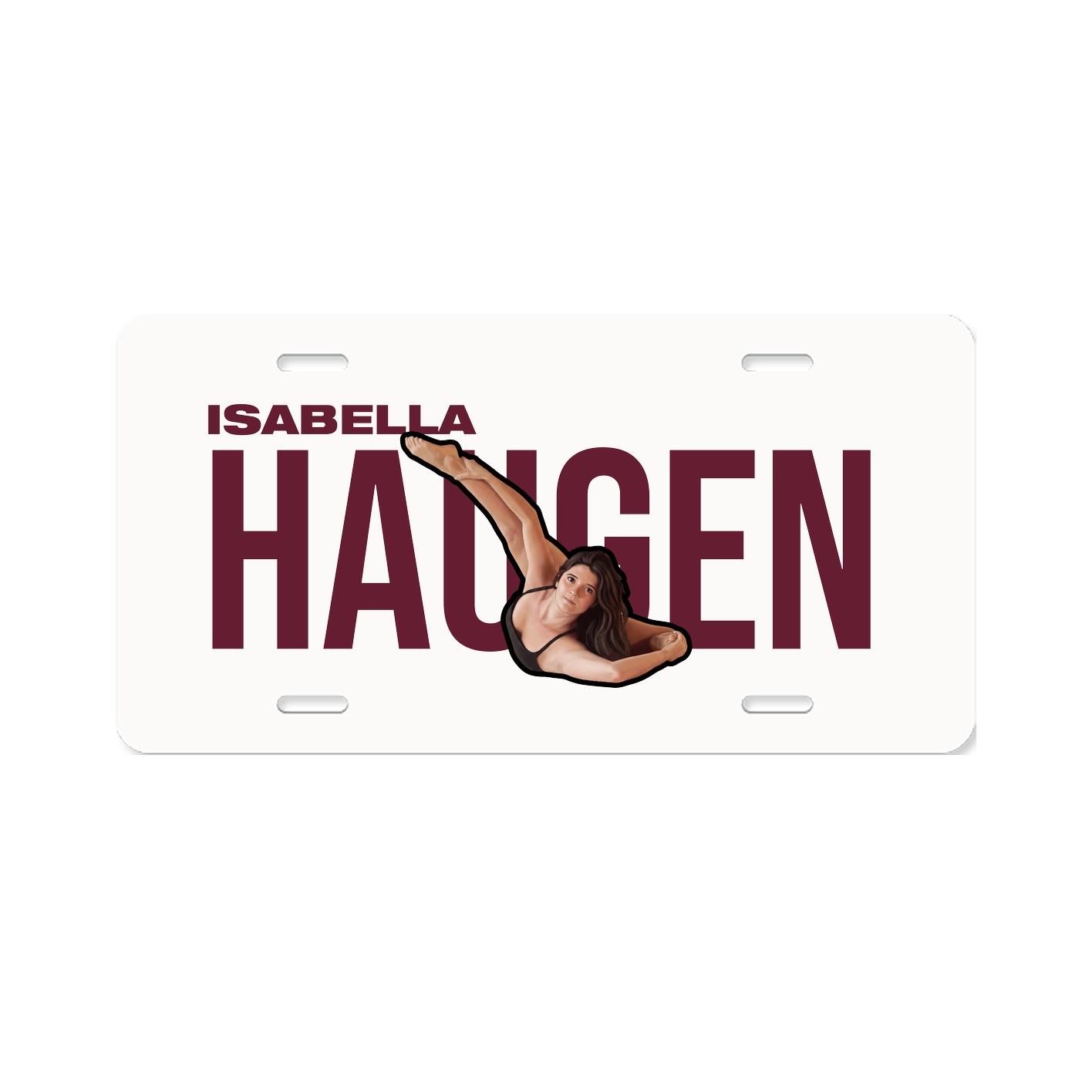License Plate — Player Name in Classic