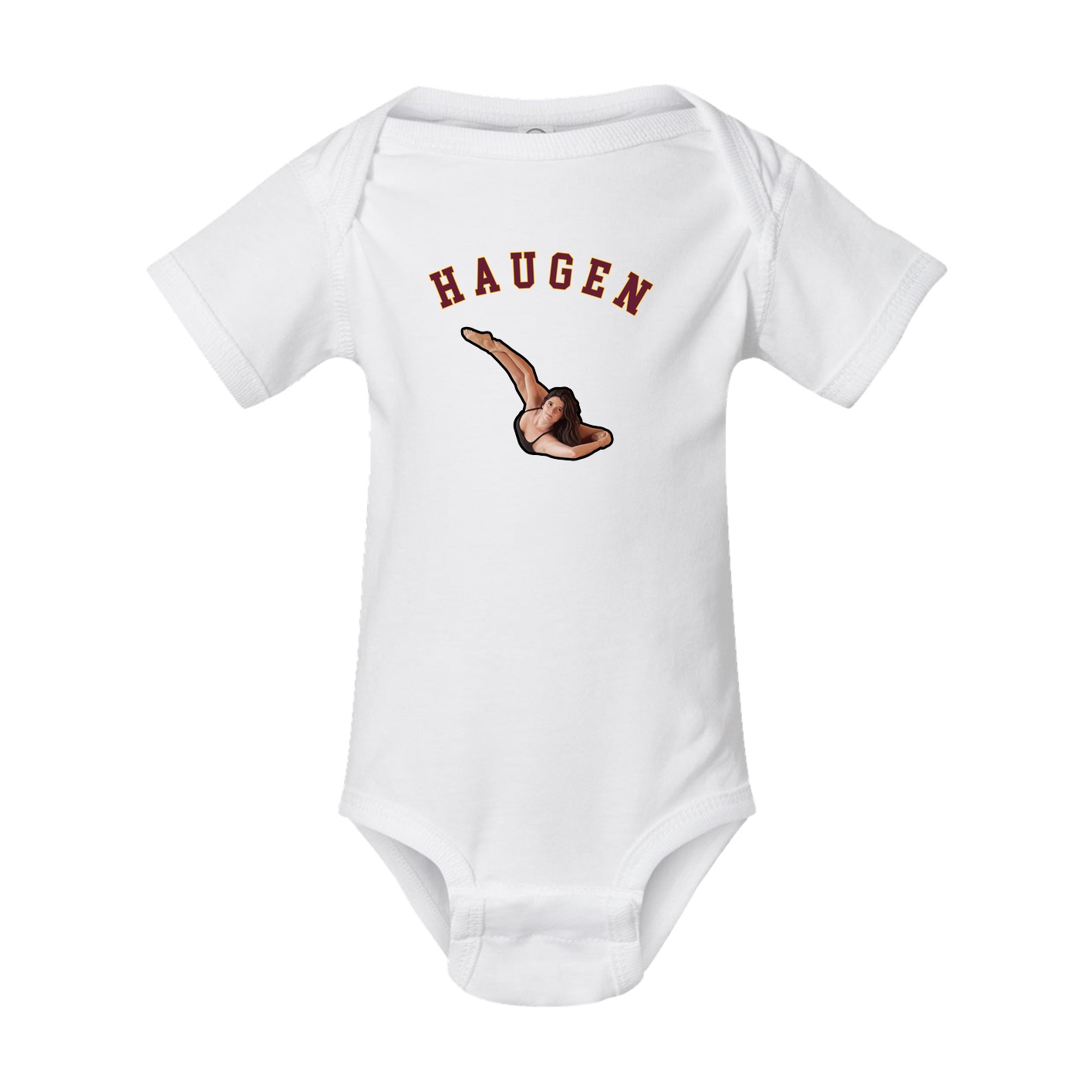 Baby Onesie — Shirsey Arch in White