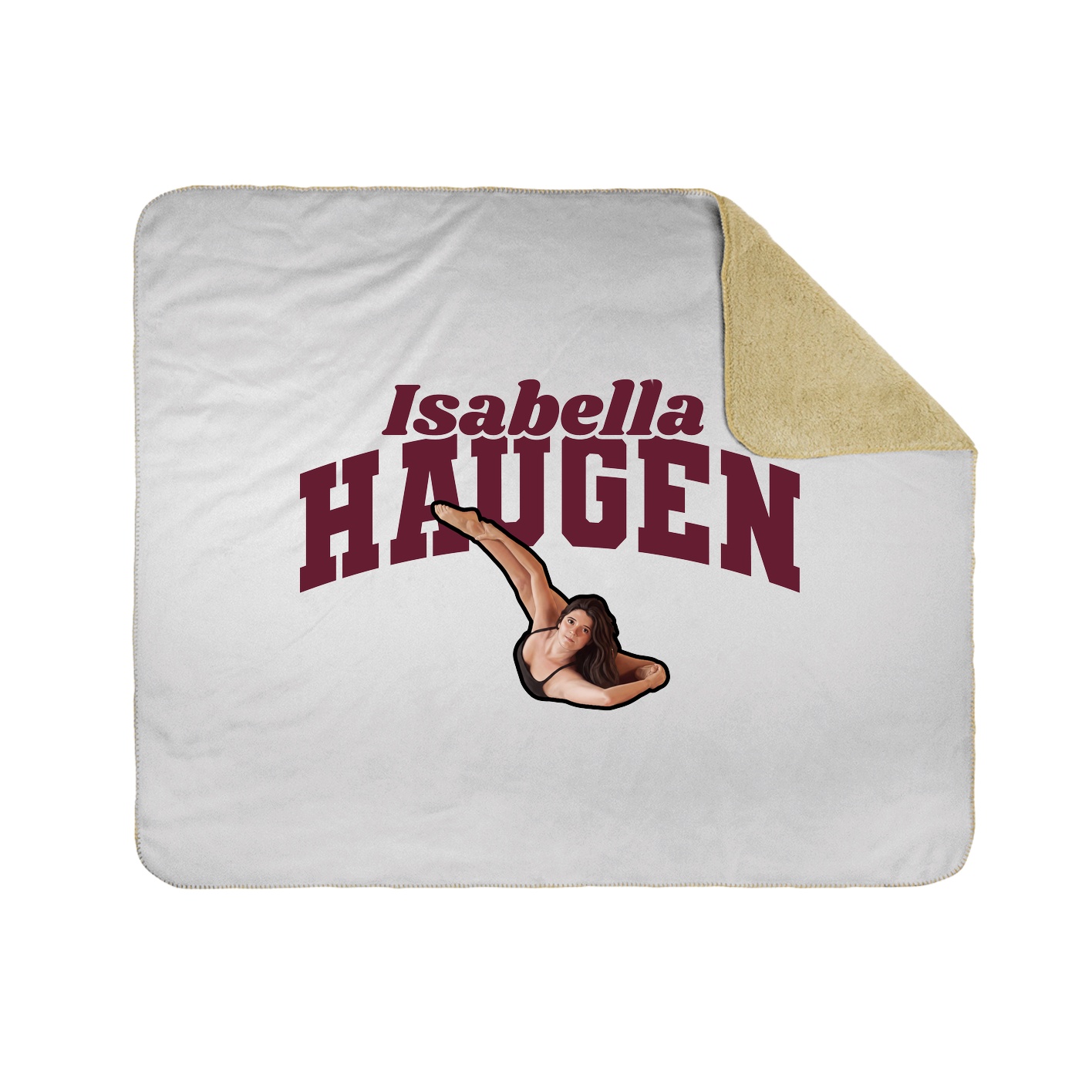Throw Blanket — Signature Arch in White