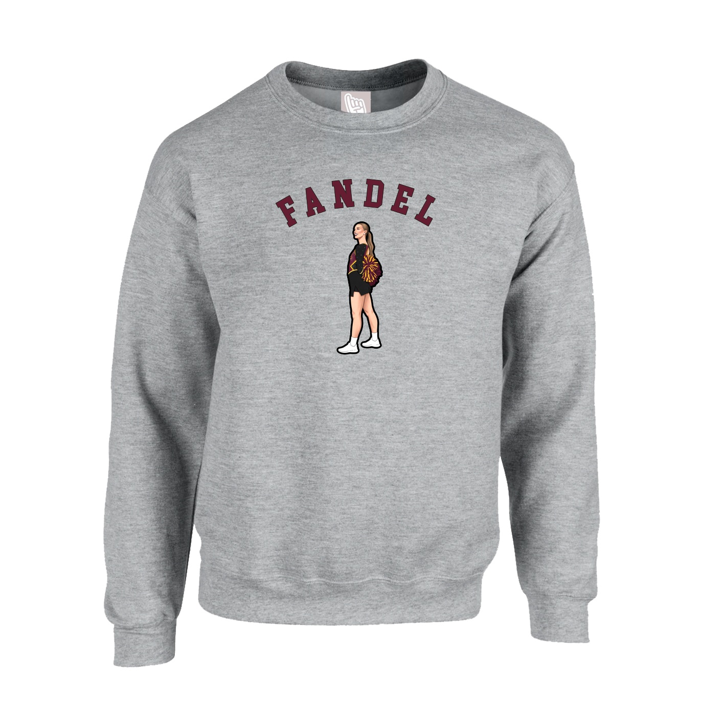 Fleece Crew — Shirsey Arch in Grey