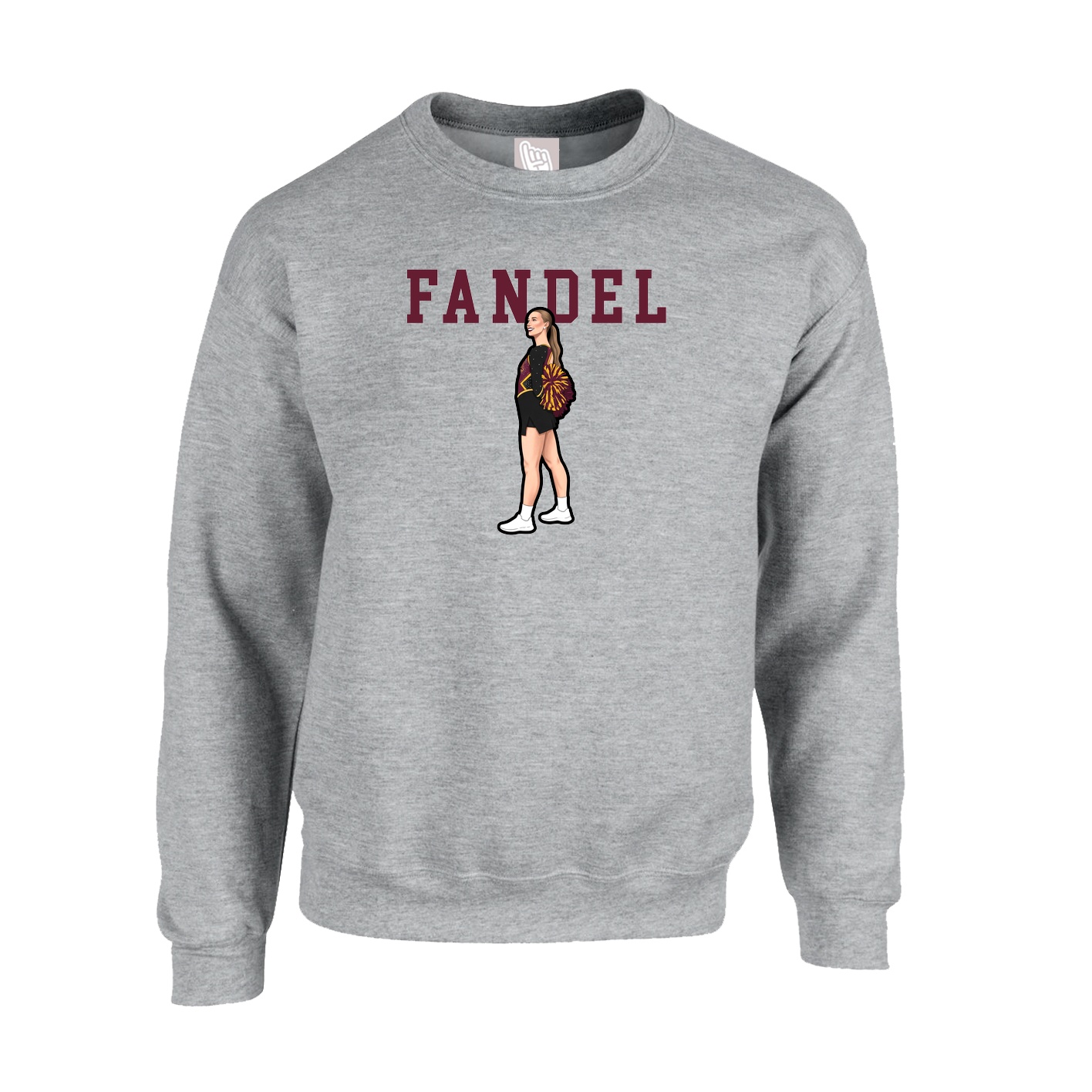 Fleece Crew — Shirsey in Grey