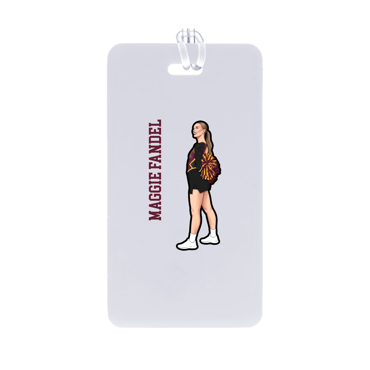 Bag Tag — Name Vertical in Classic