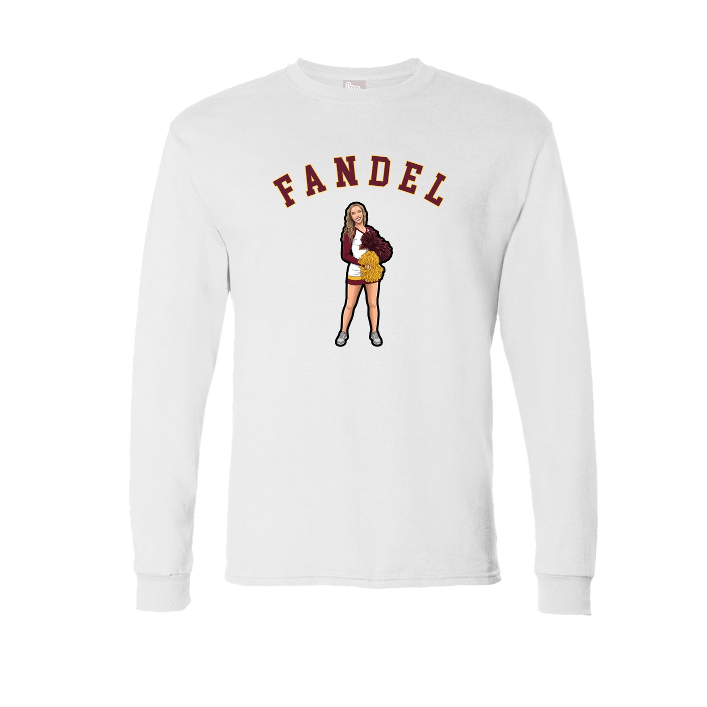 Long Sleeve Tee — Shirsey Arch in White