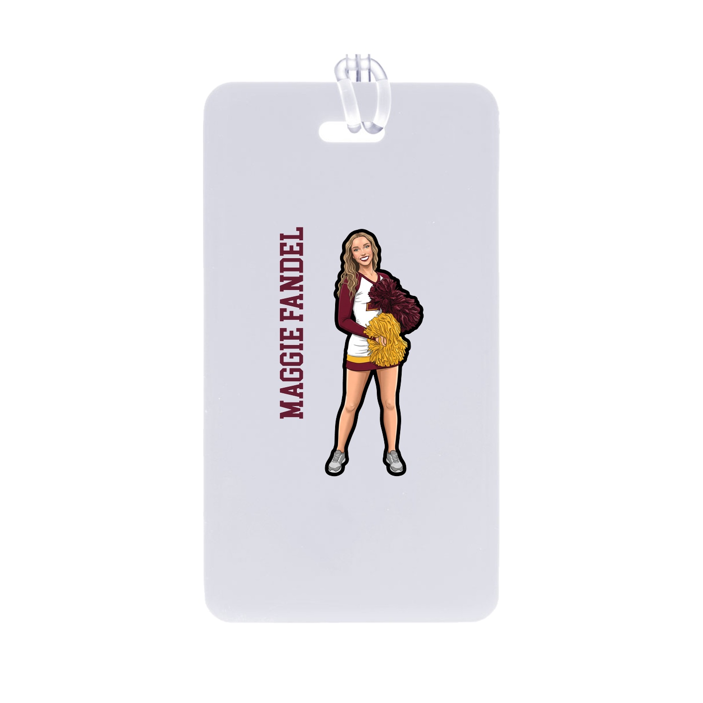 Bag Tag — Name Vertical in Classic