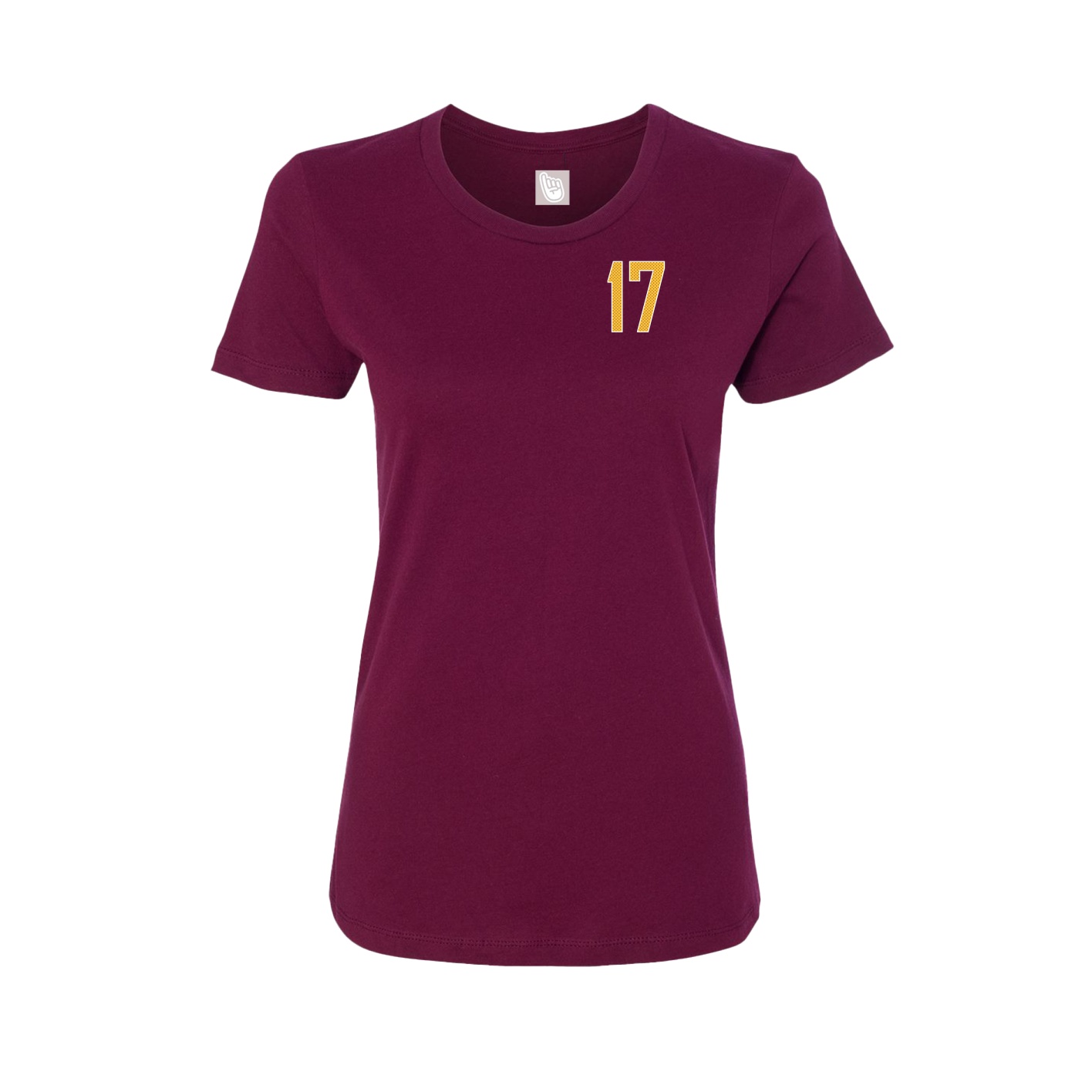 Womens Tee — Front Shirsy in Maroon