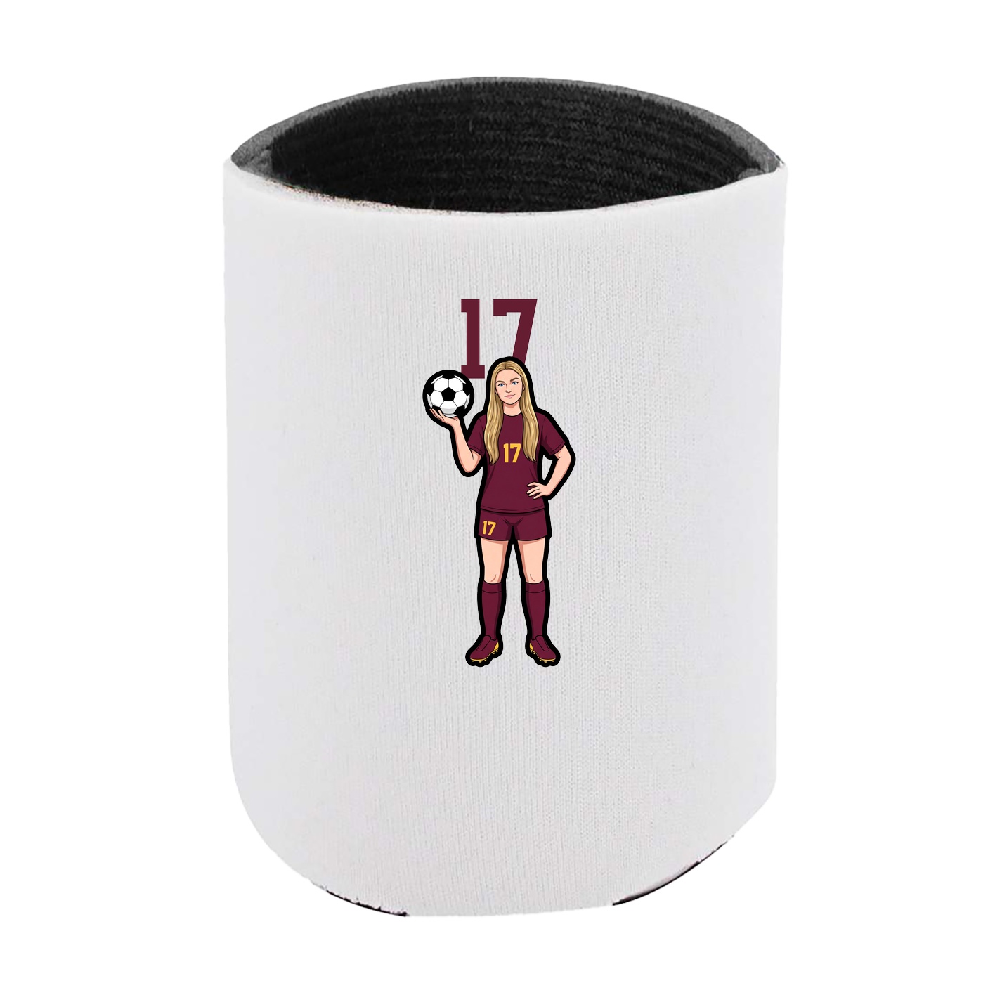 Can Holder — Number Top in White